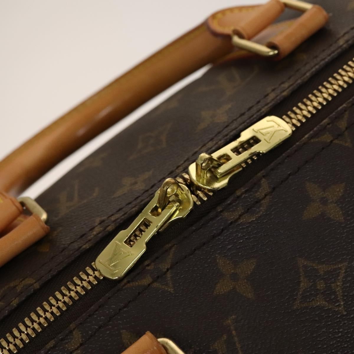 Louis Vuitton Keepall Bag Monogram Canvas, BROWN, CANVAS, Travel bag