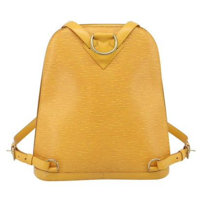 Louis Vuitton Gobelins Backpack Epi Leather, Yellow, Leather, Backpack