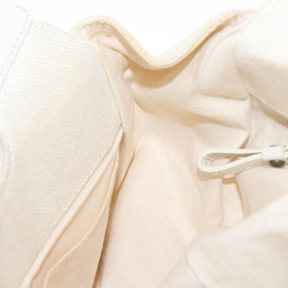 Chloe Vintage handbag Leather, WHITE, CANVAS, Handbag