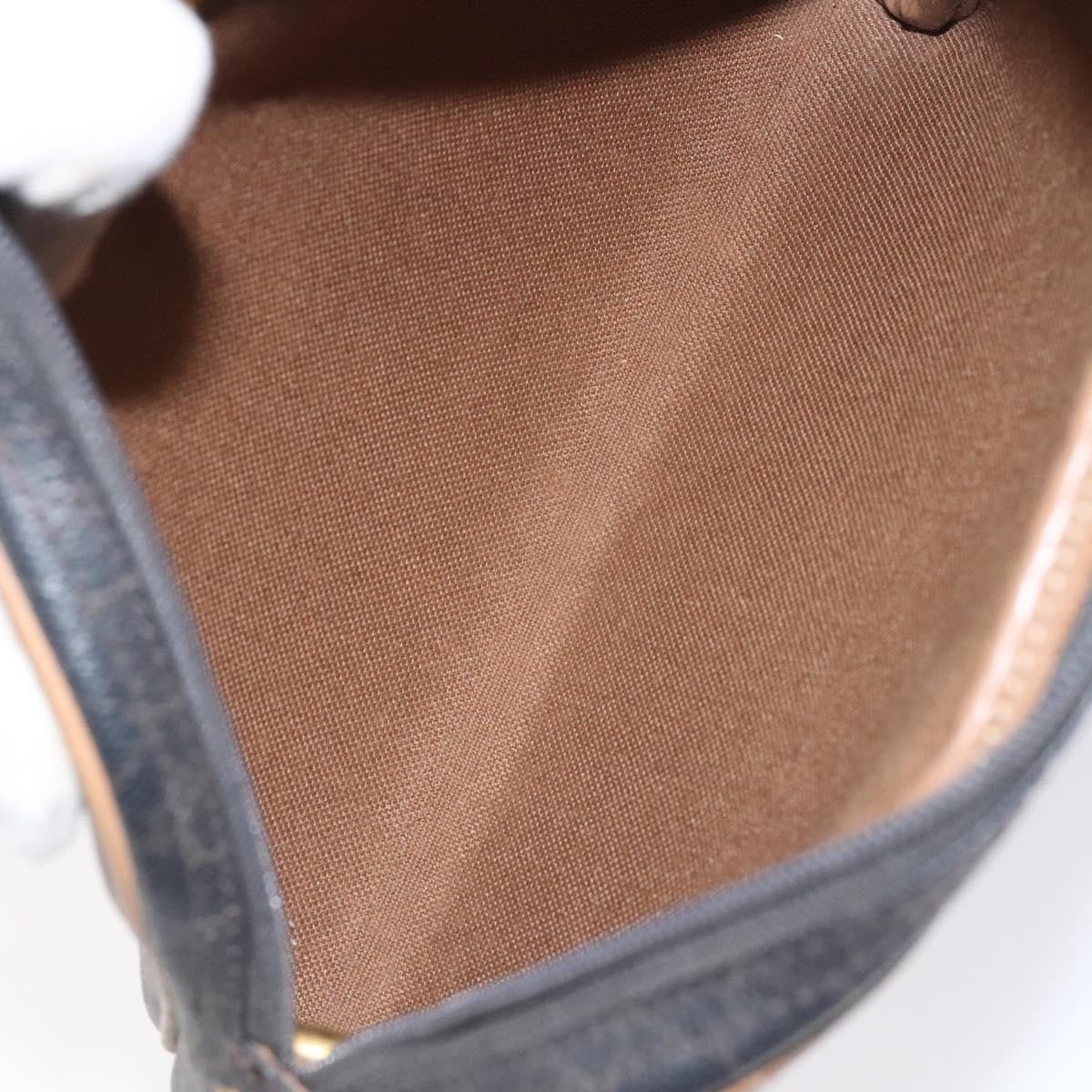 Christian Dior Vintage Honeycomb Shoulder Bag Canvas, BLACK, CANVAS, Shoulder bag