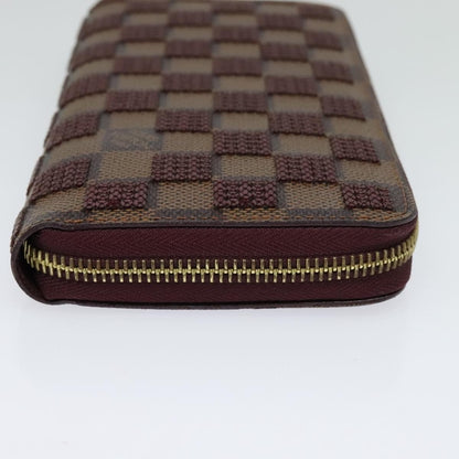 Louis Vuitton Zippy Wallet NM Damier Piet, RED, CANVAS, Wallets