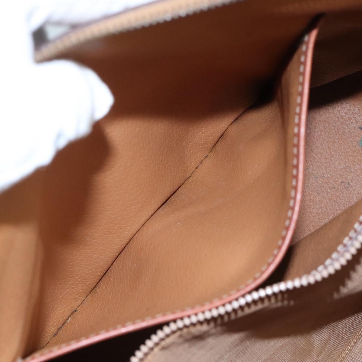 Celine Macadam Handbag Macadam with leather, BROWN, PVC, Handbag