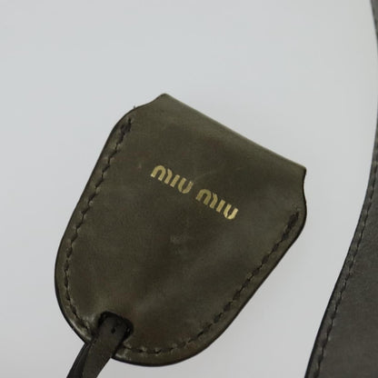 Miu Miu Coffer Convertible Hobo Matelasse Leather, GRAY, LEATHER, Handbag