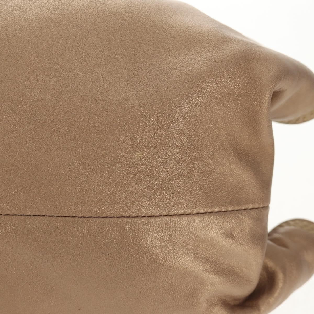 Loewe Anagram Logo Nappa Aire Hand Bag Leather, GOLD, LEATHER, Handbag