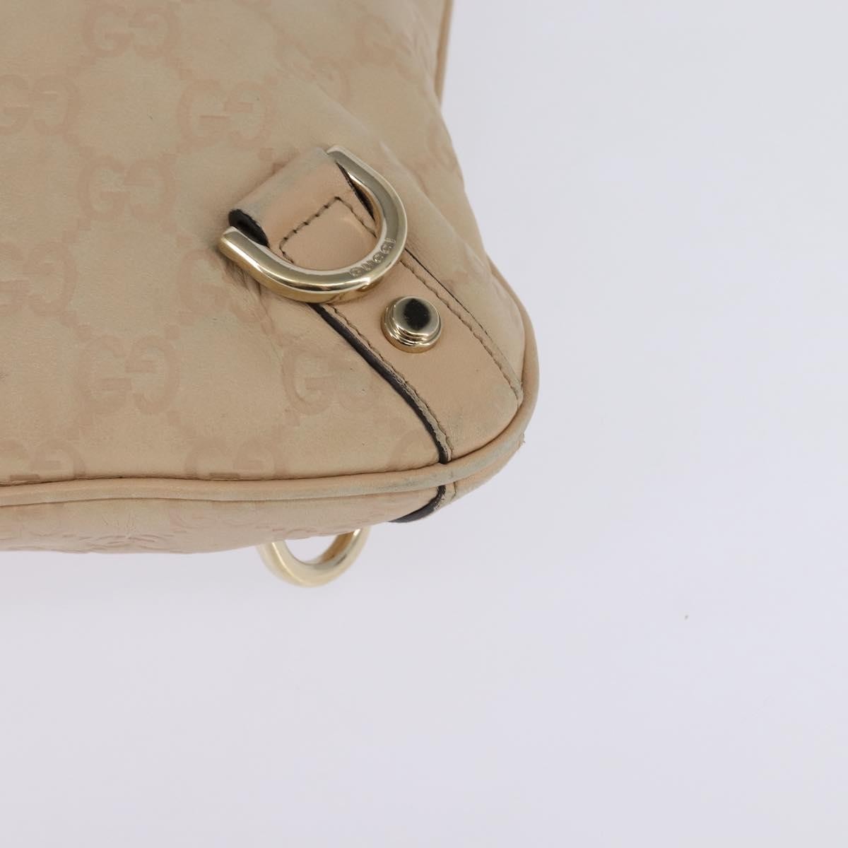 Gucci Abbey D-Ring Messenger Bag Guccissima leather, BEIGE, LEATHER, Shoulder bag