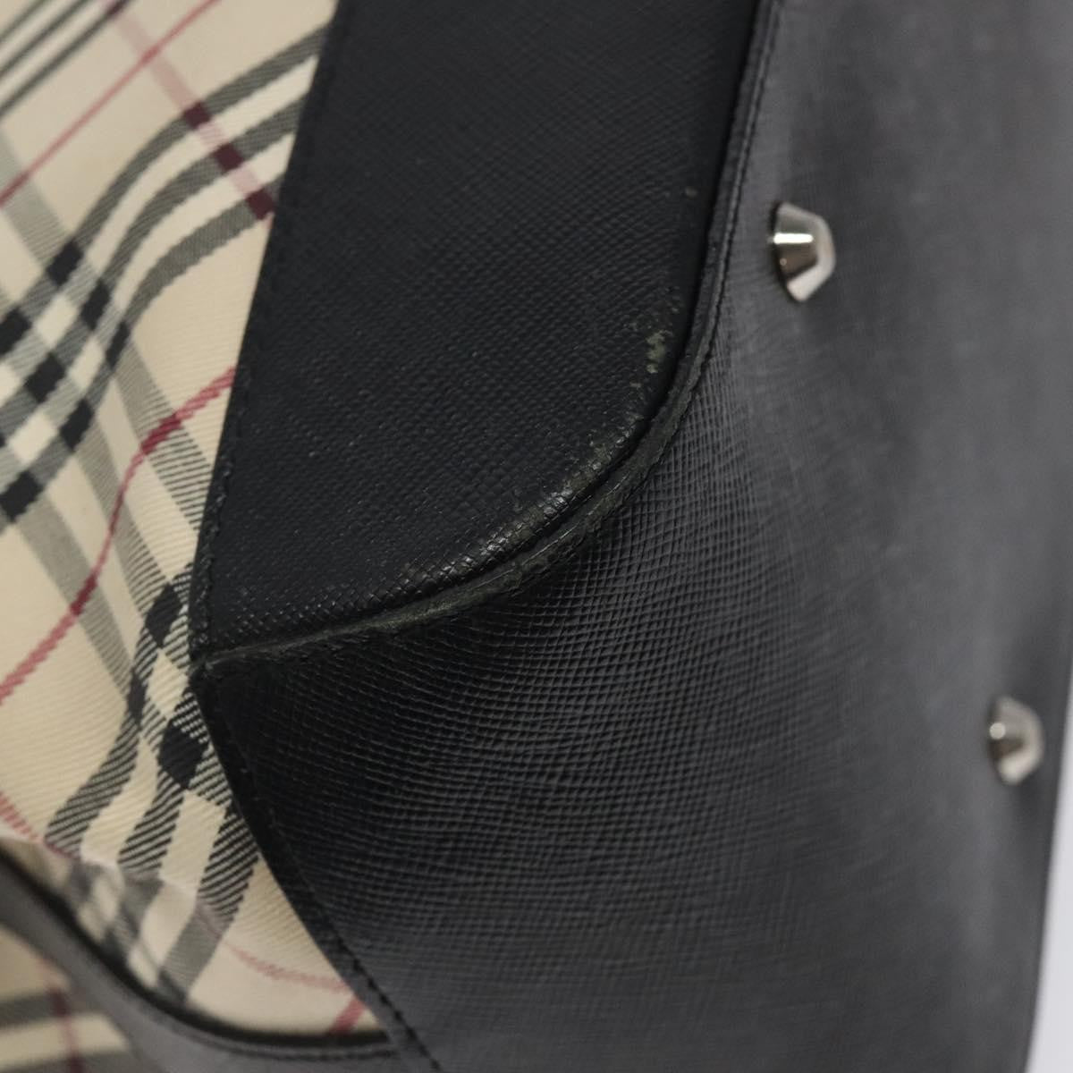 Burberry Nova Check Handbag Nova Check Canvas and leather, BEIGE, CANVAS, Handbag