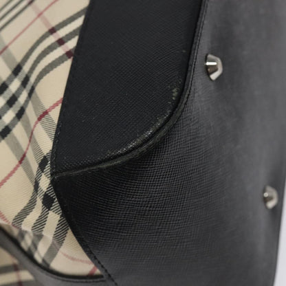 Burberry Nova Check Handbag Nova Check Canvas and leather, BEIGE, CANVAS, Handbag