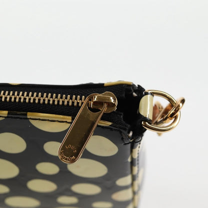 Louis Vuitton Pochette Accessoires Yayoi Kusama Painted Dots Monogram vernis, BLACK, PATENT_LEATHER, Clutche & pouche