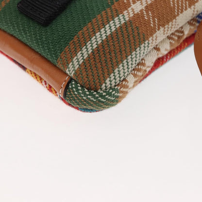 Loewe Eye/Loewe/Nature Zip Neck Pouch Canvas with Applique, MULTICOLOUR, CANVAS, Clutche & pouche