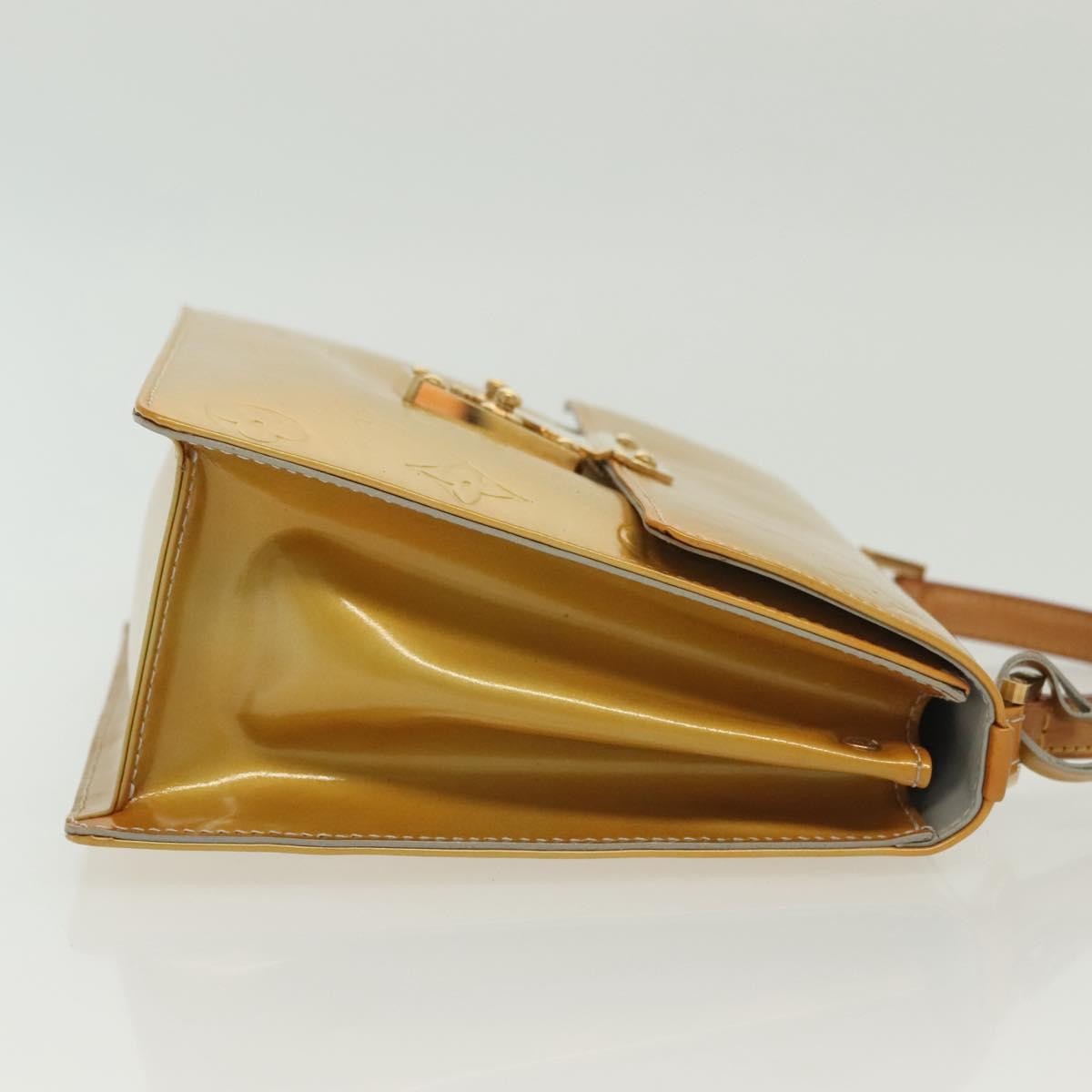 Louis Vuitton Spring Street Handbag Monogram Vernis, BEIGE, PATENT_LEATHER, Handbag