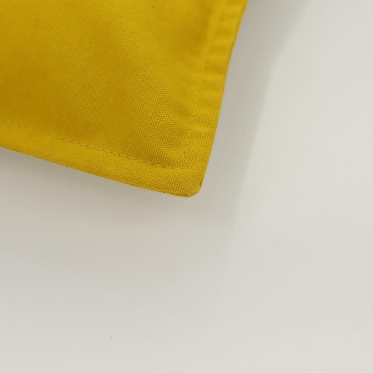 Hermes Bora Bora Pouch Toile, YELLOW, CANVAS, Clutche & pouche