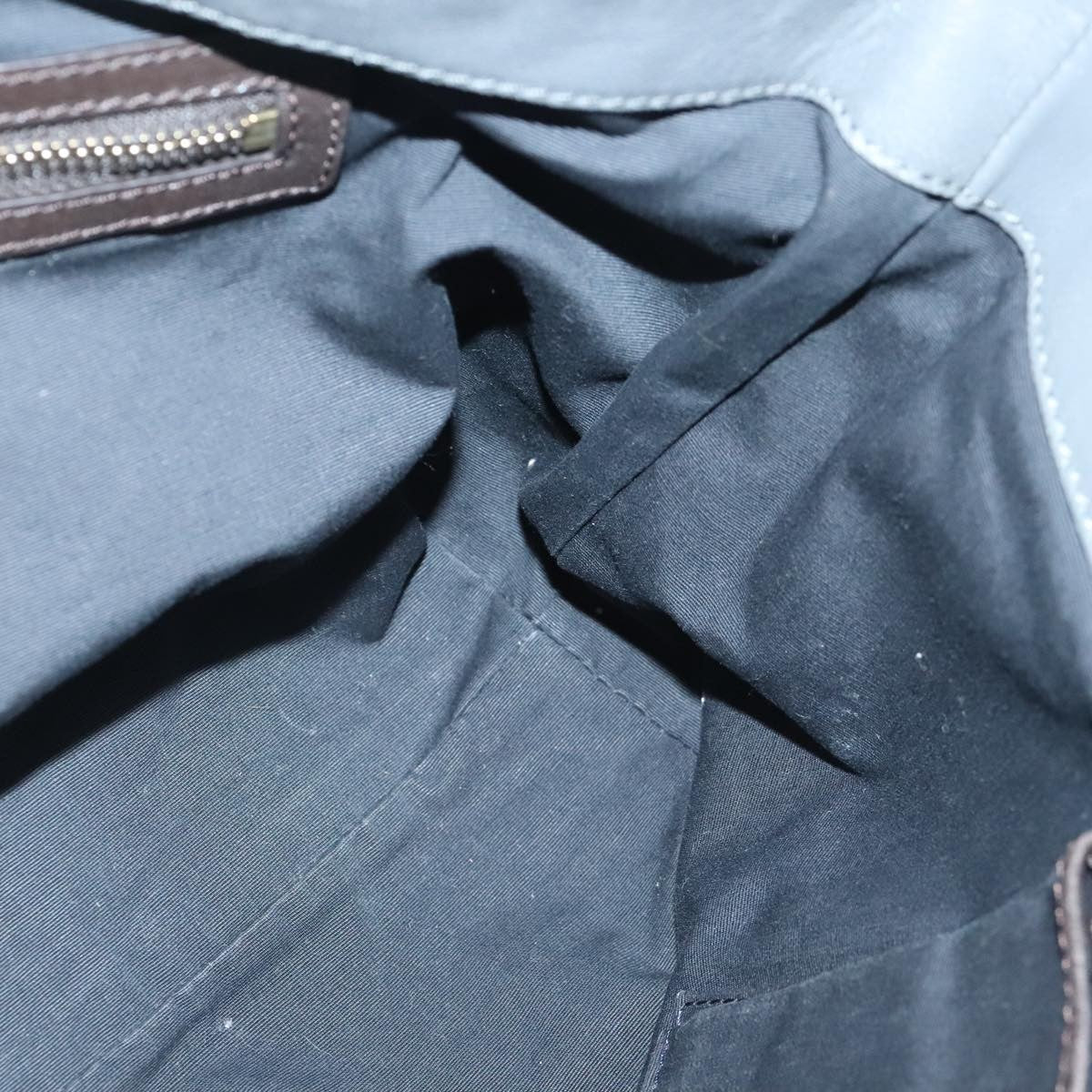 Celine Flap Shoulder Bag Leather, GRAY, LEATHER, Shoulder bag