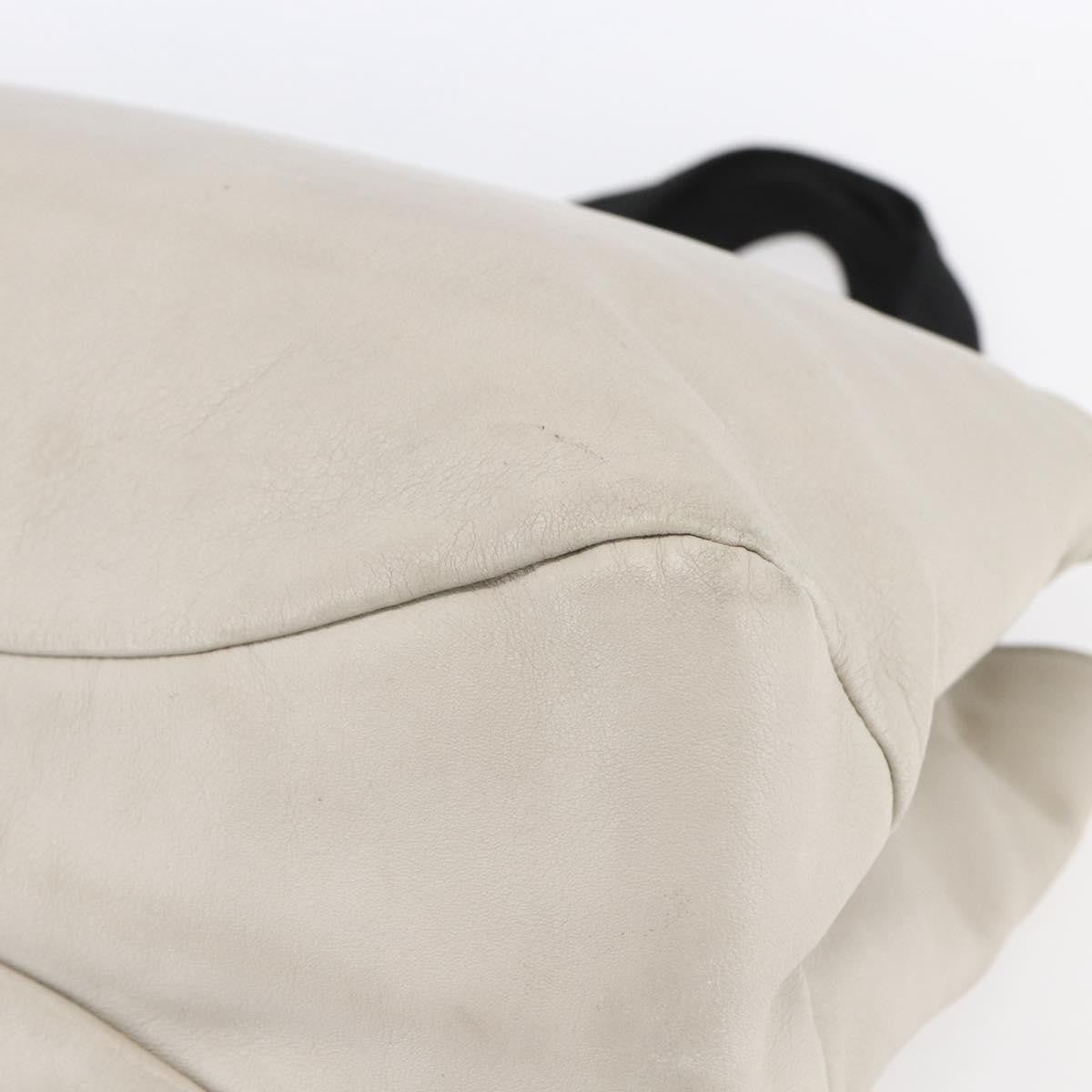 Salvatore Ferragamo Vala Handbag Leather, ECRU, LEATHER, Handbag