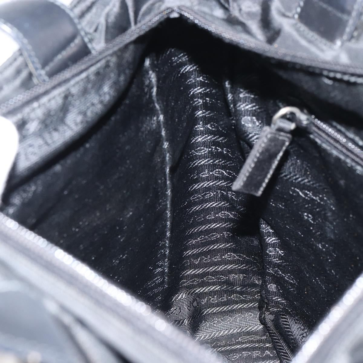 Prada Vintage Tote Nylon, BLACK, NYLON, Tote bag