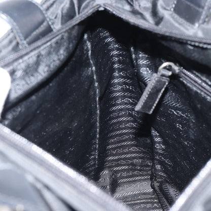 Prada Vintage Tote Nylon, BLACK, NYLON, Tote bag