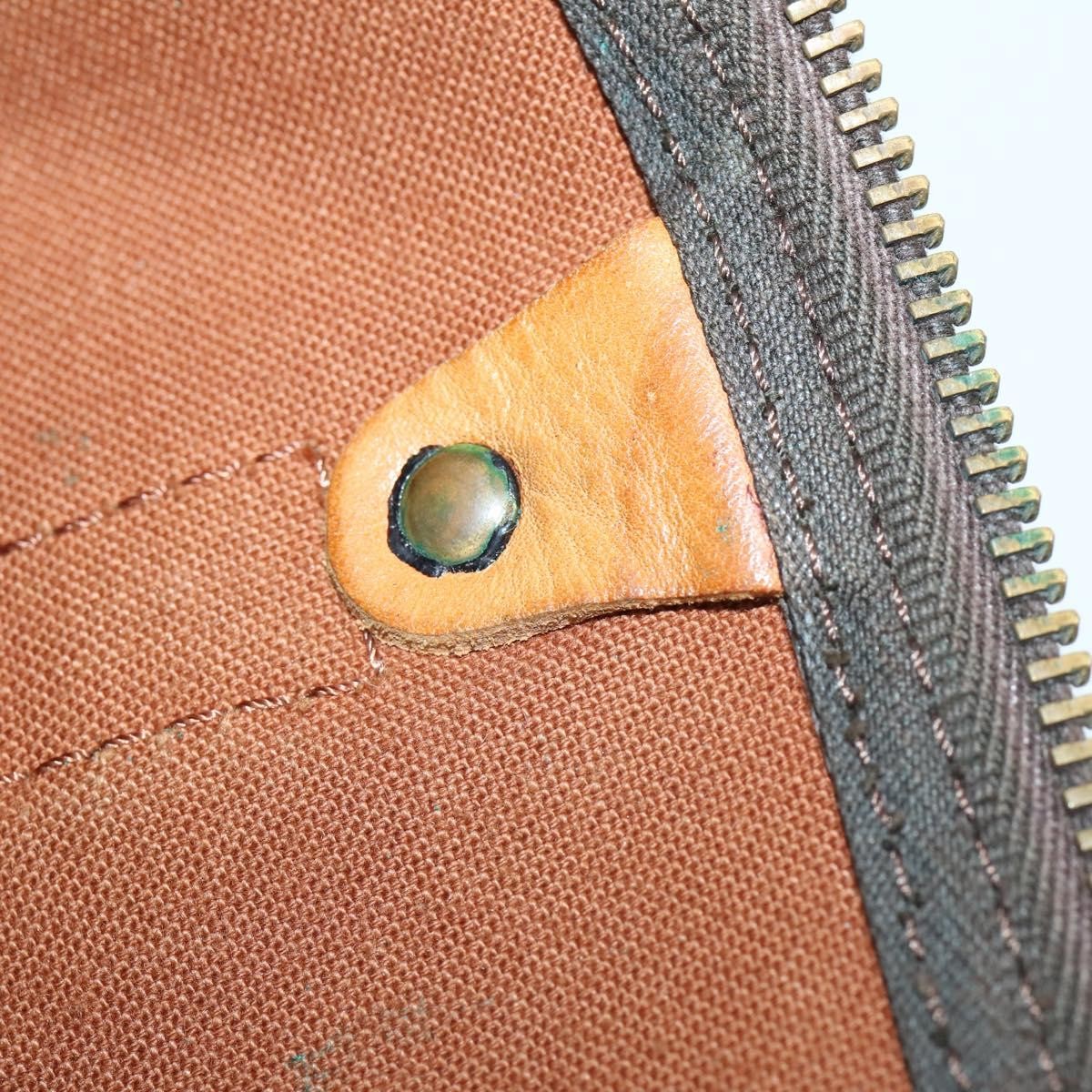 Louis Vuitton Keepall Bag Monogram Canvas, BROWN, CANVAS, Travel bag