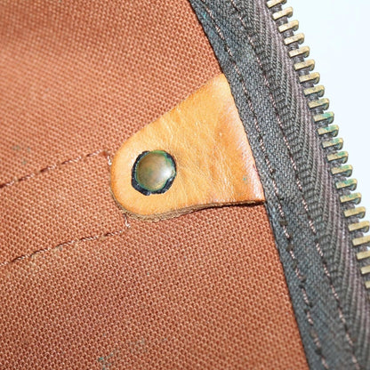 Louis Vuitton Keepall Bag Monogram Canvas, BROWN, CANVAS, Travel bag