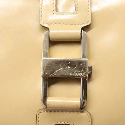 Gucci Vintage Jackie Handbag Leather, BEIGE, LEATHER, Handbag