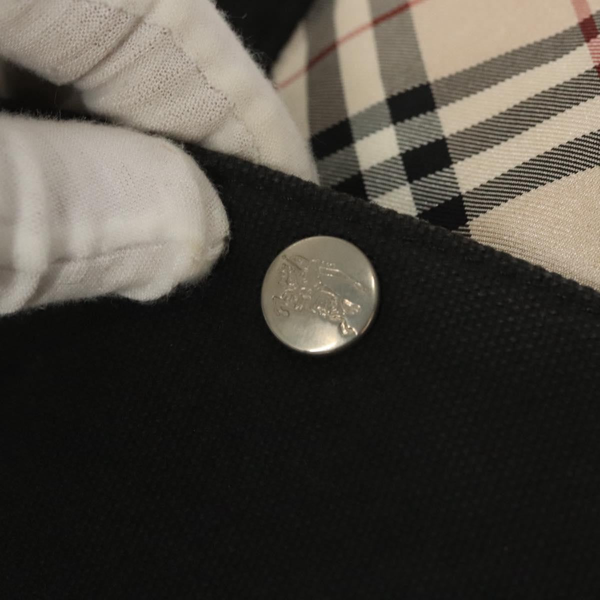 Burberry Nova Check Tote canvas check pattern, BLACK, CANVAS, Tote bag