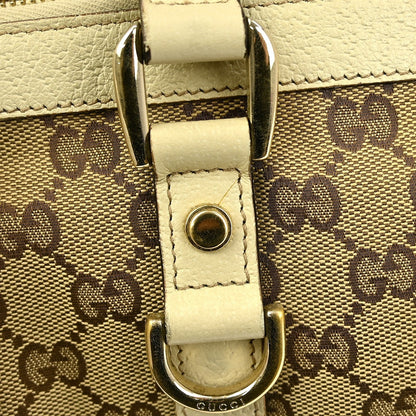 Gucci Abbey Zip Tote GG Canvas, BROWN, CANVAS, Tote bag