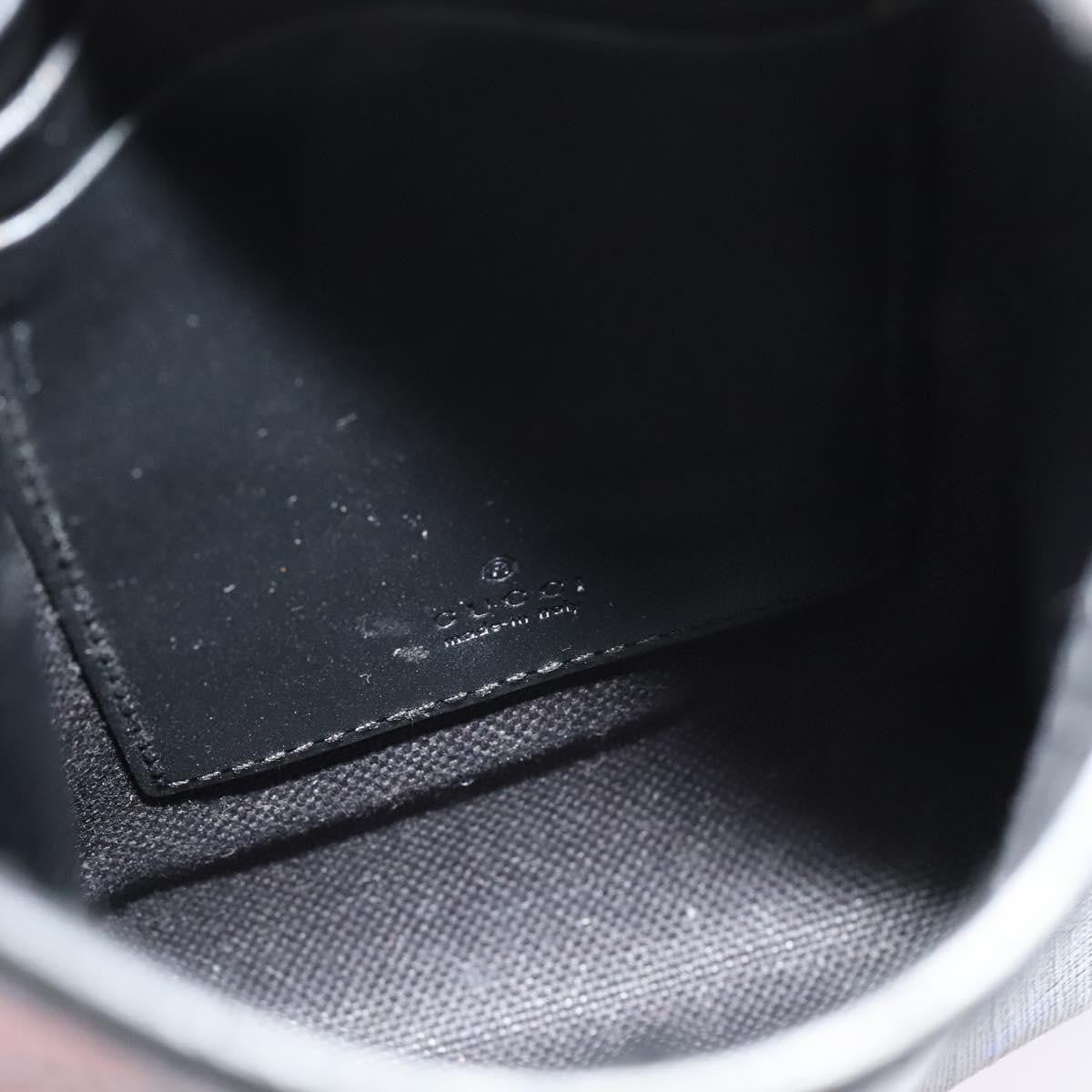 Gucci Flap Square Shoulder Bag Canvas, BLACK, CANVAS, Shoulder bag