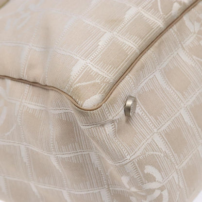 Chanel Travel Line Tote Nylon, BEIGE, NYLON, Travel bag