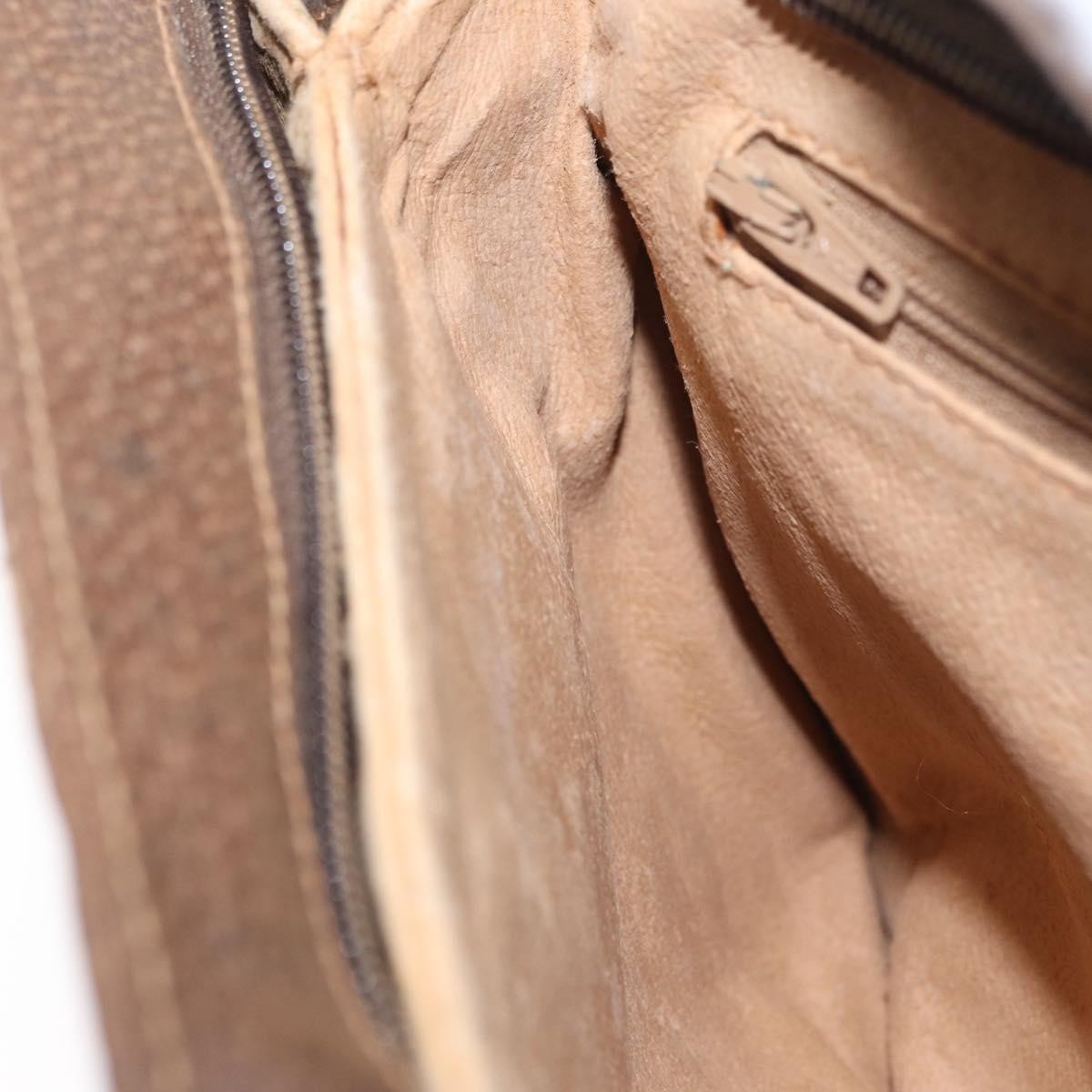 Gucci Vintage Shoulder Bag GG Coated Canvas, BEIGE, PVC, Shoulder bag