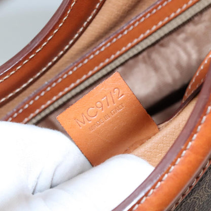 Celine Vintage Macadam Tote bag Canvas and Leather, BROWN, CANVAS, Tote bag