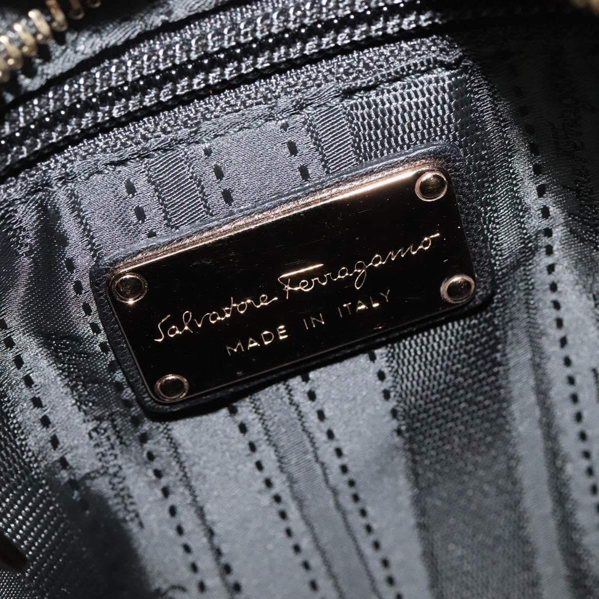 Salvatore Ferragamo Vala Handbag Patent leather, BLACK, PATENT_LEATHER, Handbag