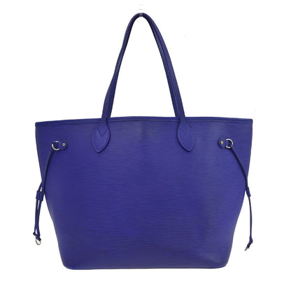 Louis Vuitton Neverfull Tote Epi Leather, BLUE, LEATHER, Tote bag
