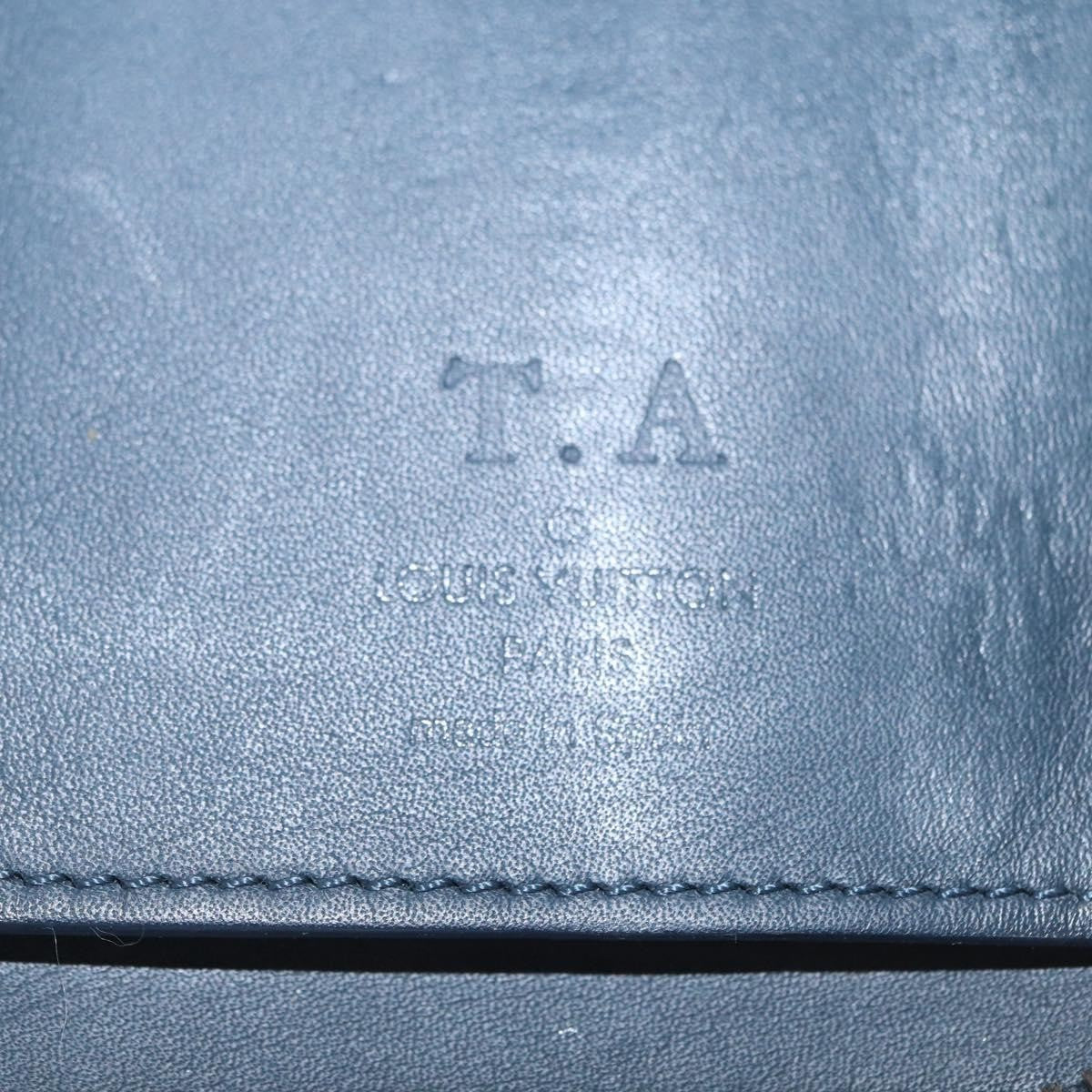 Louis Vuitton Zippy wallet vertical Damier Infini Leather, NAVY, LEATHER, Wallets