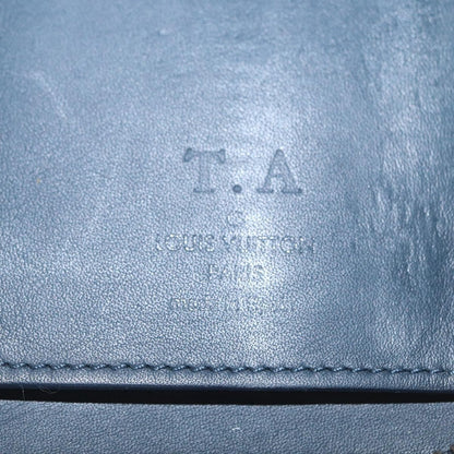 Louis Vuitton Zippy wallet vertical Damier Infini Leather, NAVY, LEATHER, Wallets