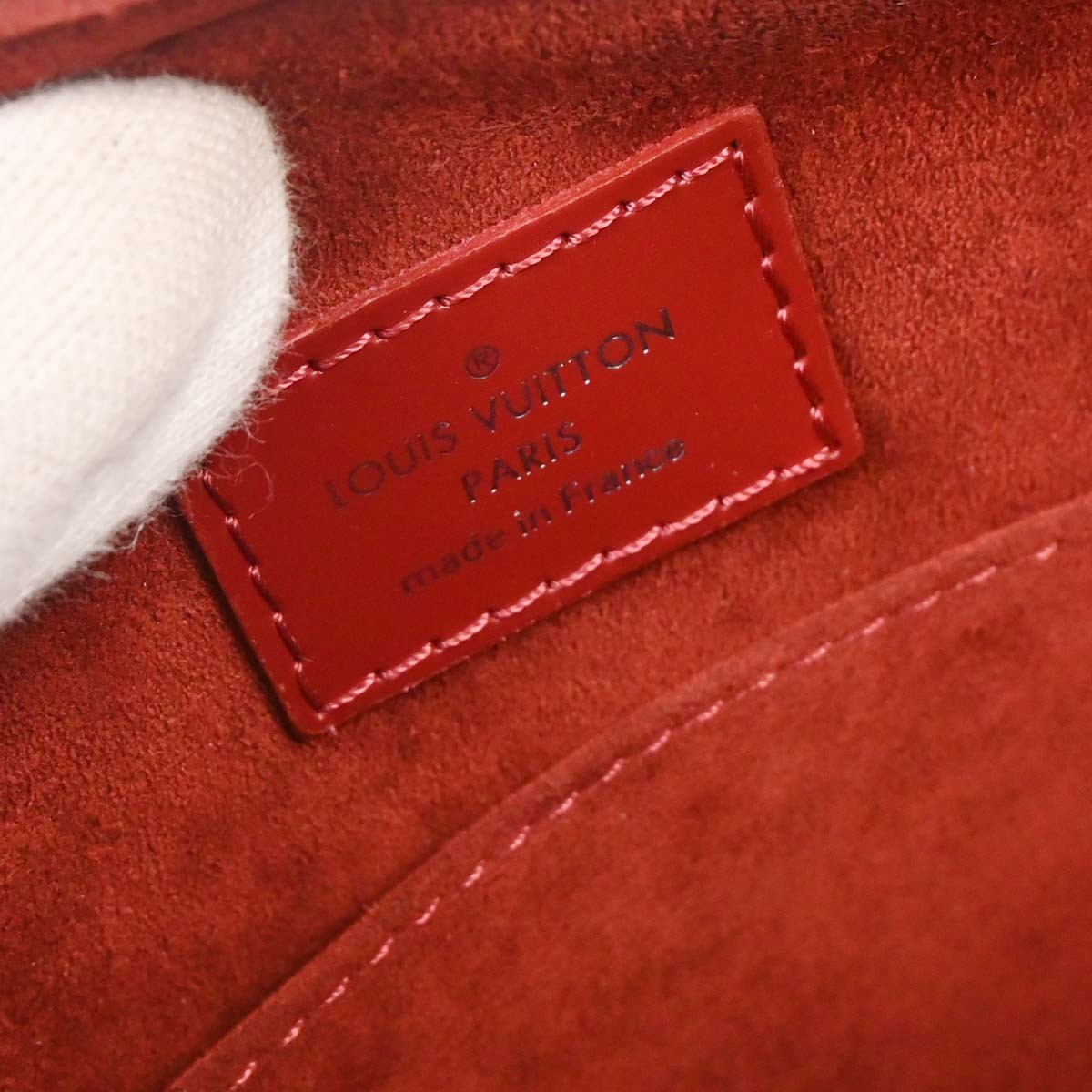 Louis Vuitton Jasmin Bag Epi Leather, RED, LEATHER, Handbag