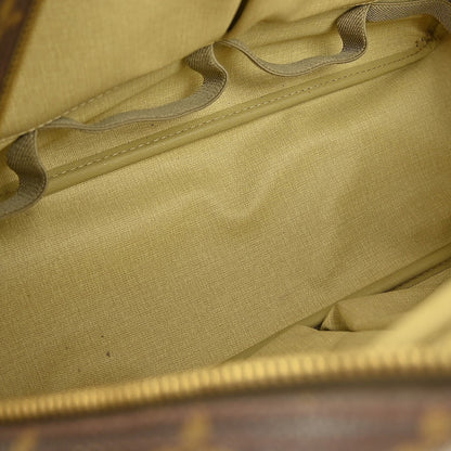 Louis Vuitton Deauville Handbag Monogram Canvas, BROWN, CANVAS, Handbag