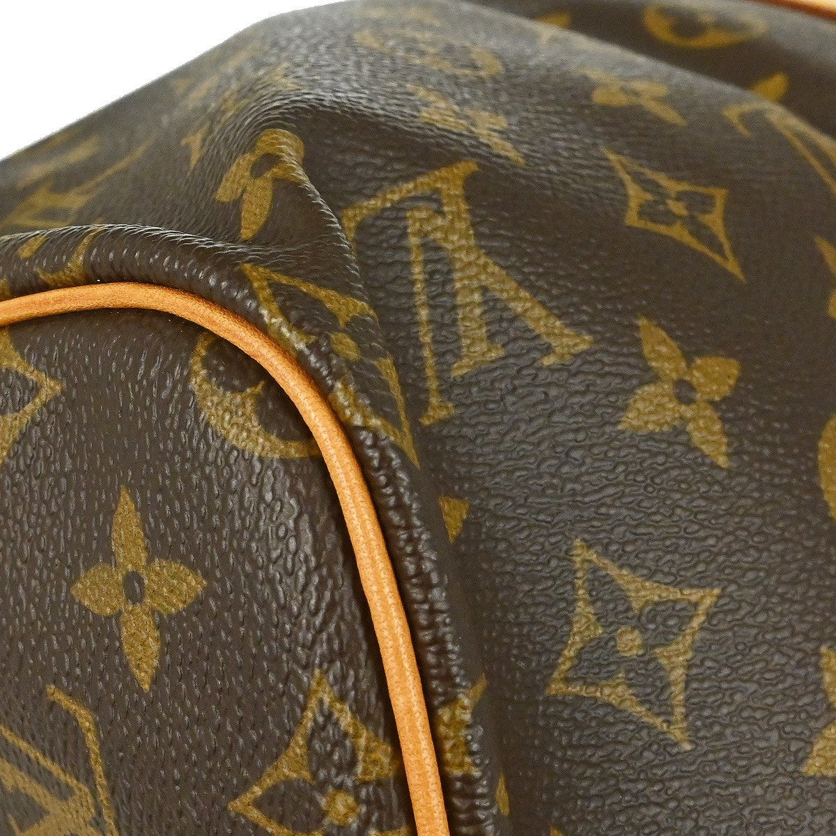 Louis Vuitton Keepall Bandouliere Bag Monogram Canvas, Brown, Canvas, Travel Bag