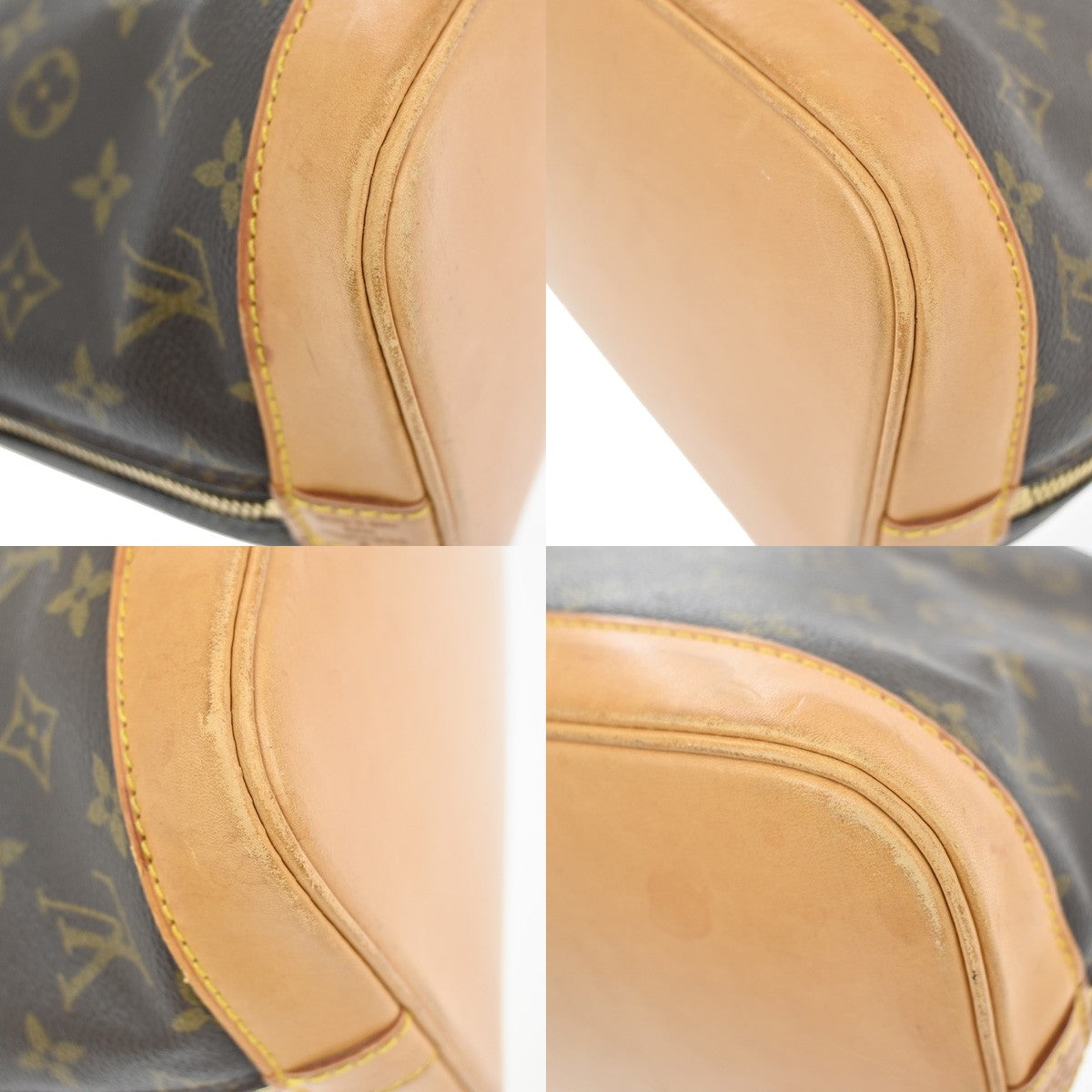 Louis Vuitton Alma Handbag Monogram Canvas, BROWN, CANVAS, Handbag