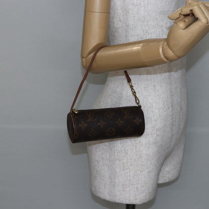 Louis Vuitton Papillon Pochette Monogram Canvas, BROWN, CANVAS, Clutche & pouche