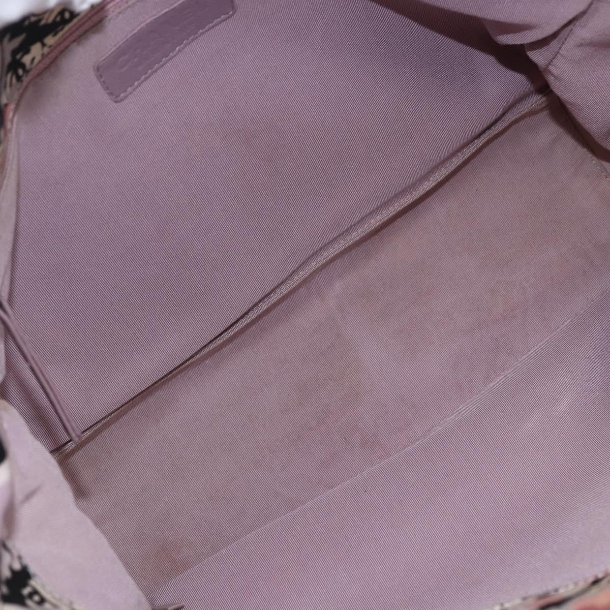 Chanel Vintage Floral Tote Canvas, BEIGE, CANVAS, Tote bag