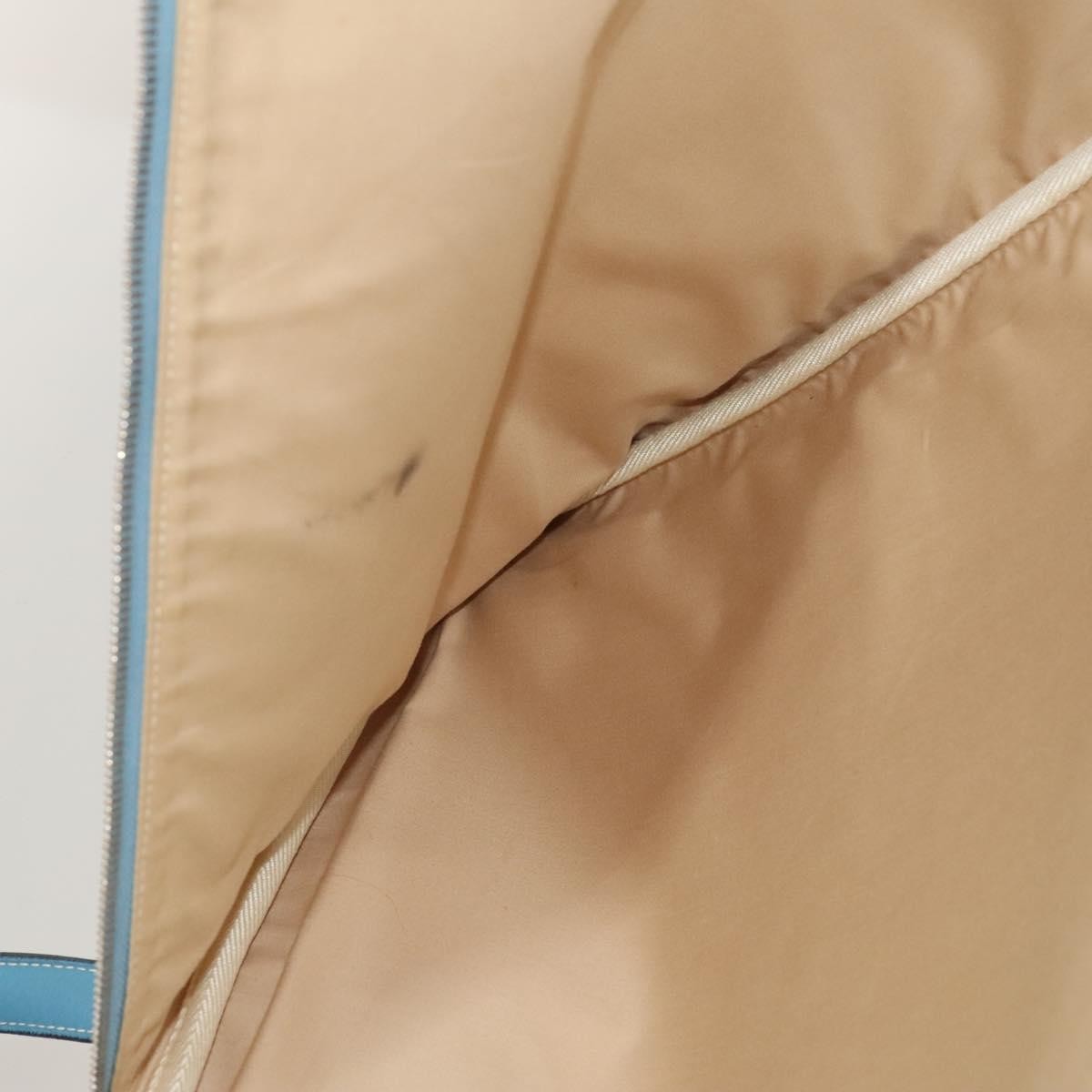 Hermes Garment Cover Toile, BEIGE, CANVAS, Tote bag