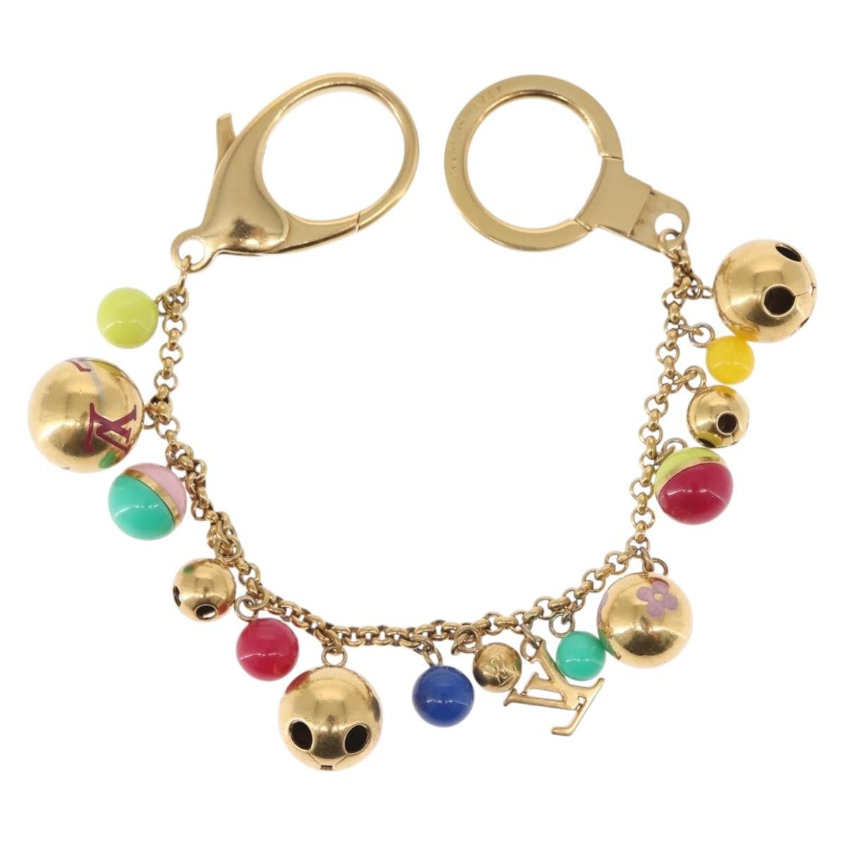 Louis Vuitton Chaine Grelots Bag Charm and Key Holder Metal, GOLD, METAL, Charms and Keychains