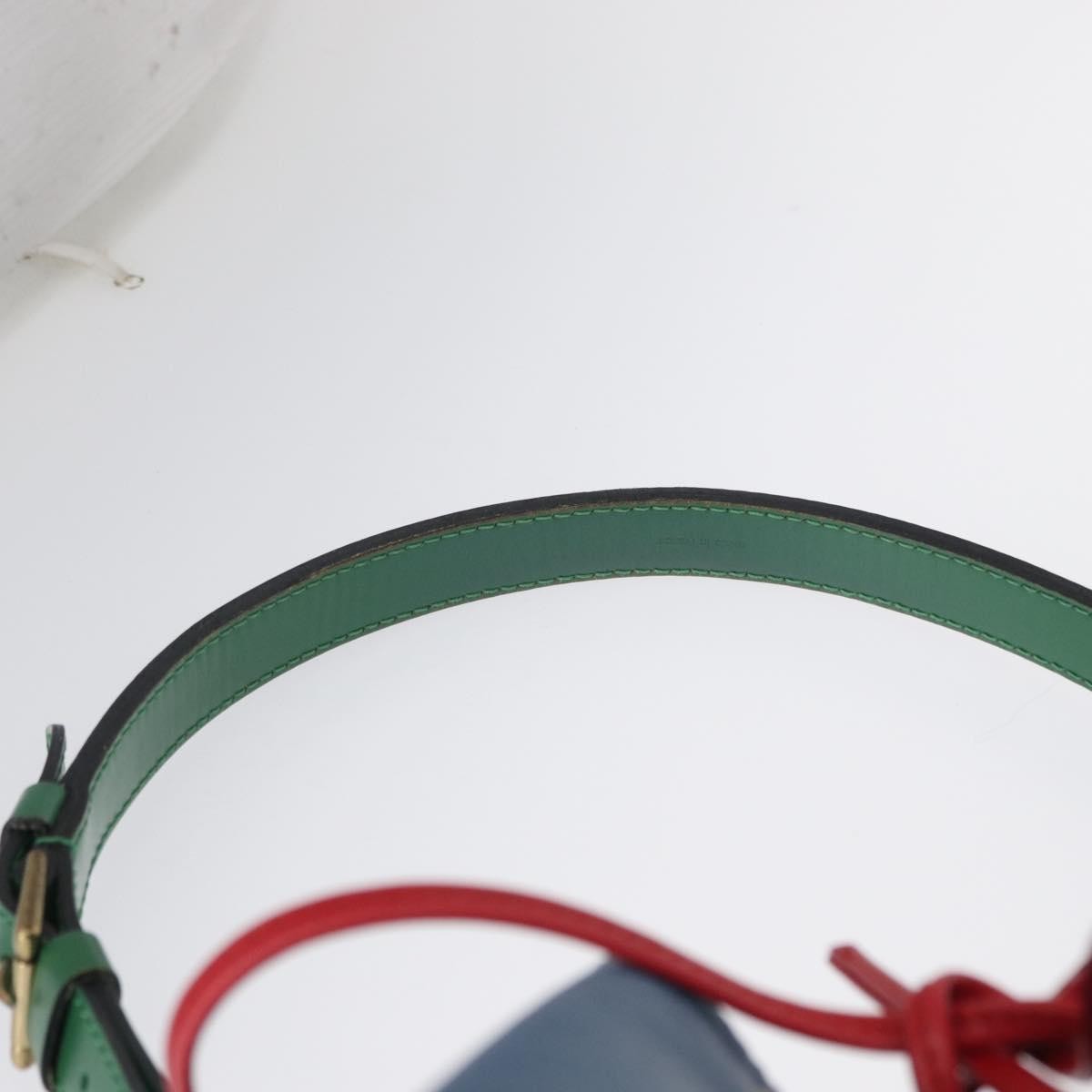 Louis Vuitton Tricolor Noe Handbag Epi Leather, BLUE, LEATHER, Shoulder bag