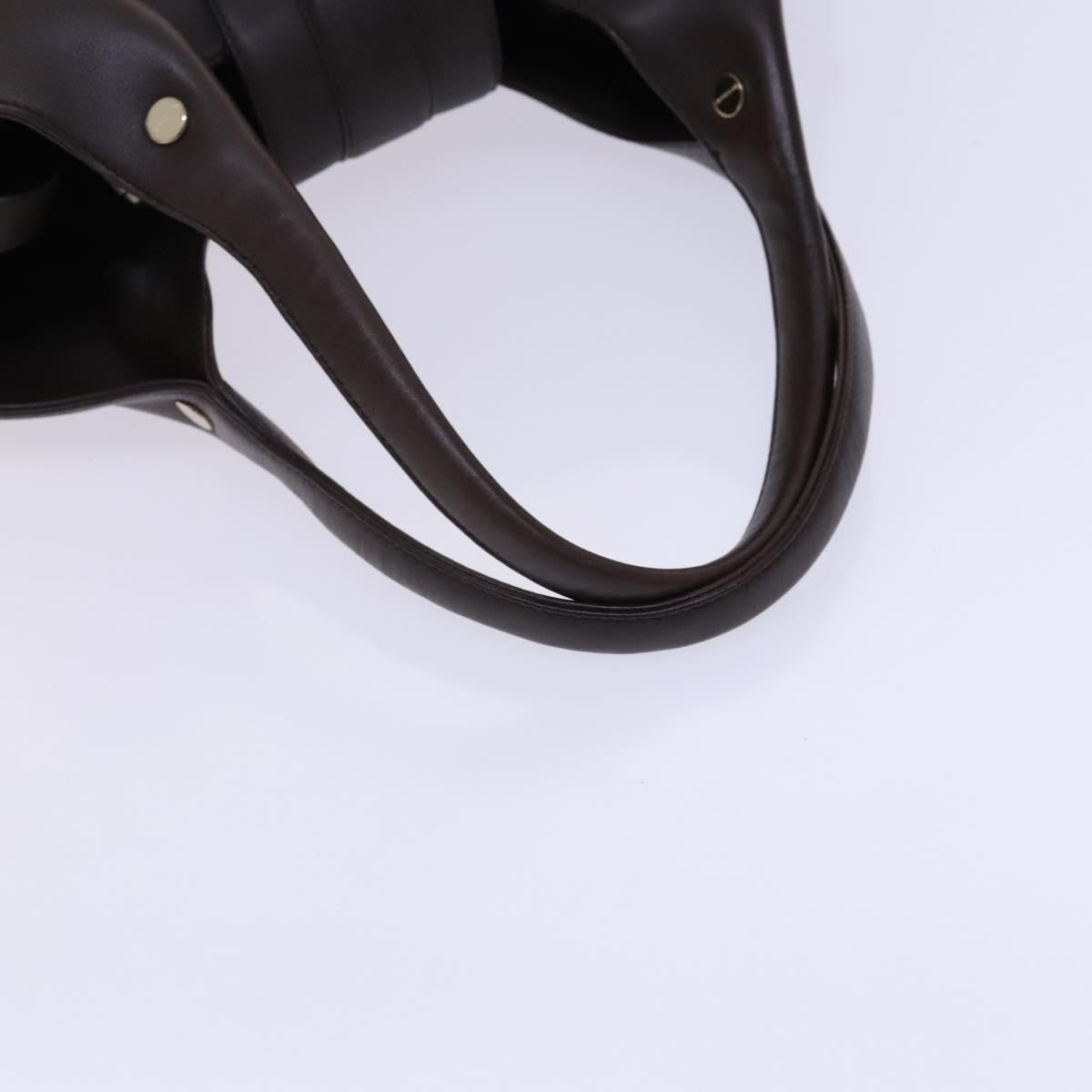 Bvlgari Chandra Hobo Leather, BROWN, LEATHER, Handbag