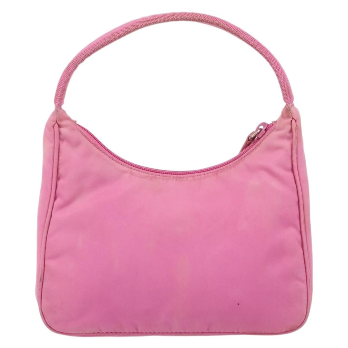 Prada Hobo Tessuto, PINK, NYLON, Handbag