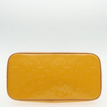 Louis Vuitton Houston Handbag Monogram Vernis, YELLOW, PATENT_LEATHER, Handbag
