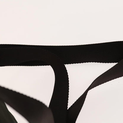 Prada Front Pocket Buckle Backpack Nylon, KHAKI, NYLON, Backpack