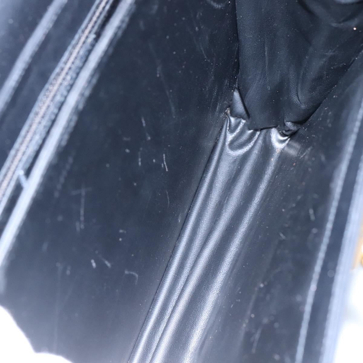 Salvatore Ferragamo Gancini Convertible Top Handle Bag Leather, BLACK, LEATHER, Handbag