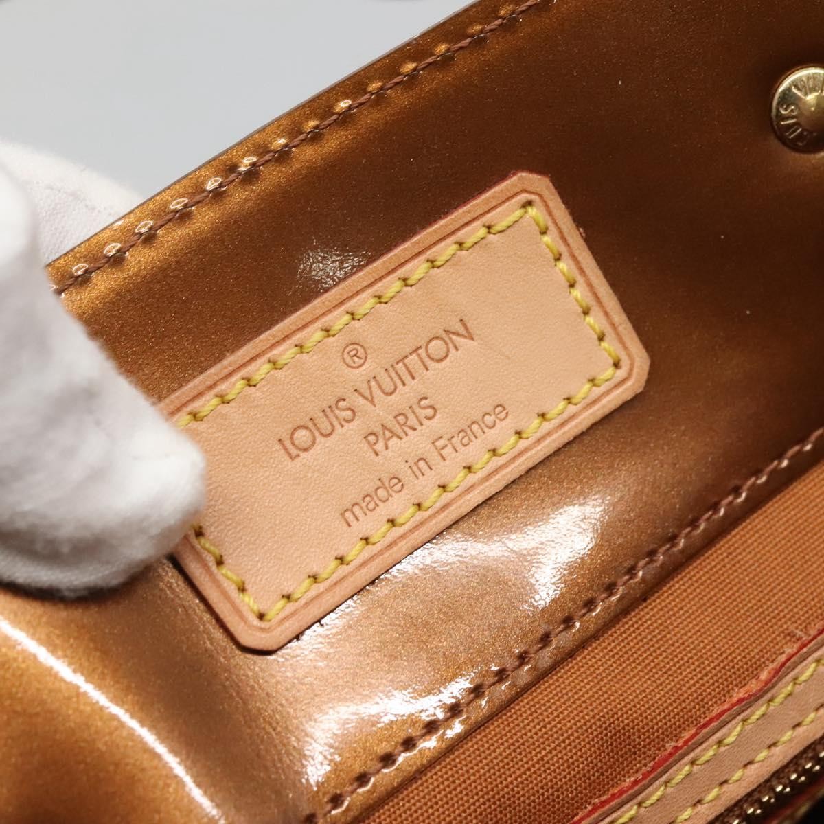 Louis Vuitton Reade Handbag Monogram Vernis, BROWN, PATENT_LEATHER, Handbag