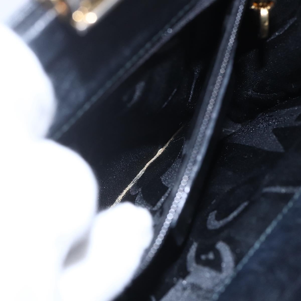 Salvatore Ferragamo Vintage Shoulder Bag Leather, BLACK, LEATHER, Shoulder bag