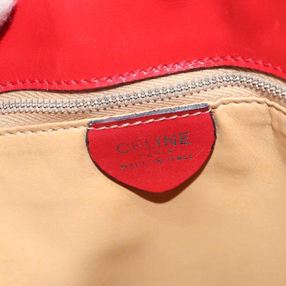 Celine Handbag Canvas, RED, CANVAS, Handbag