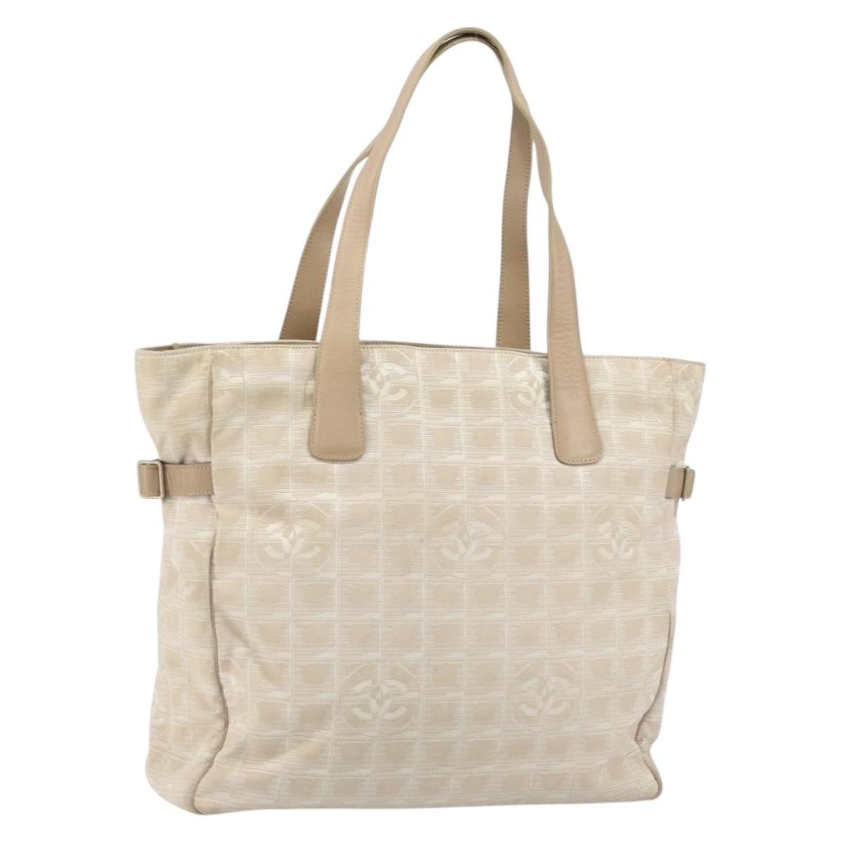 Chanel Travel Line Tote Nylon, Pink, Nylon, Tote Bag